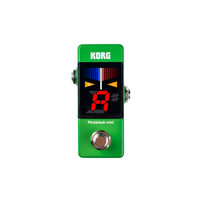 KORG Pitchblack mini GR (PB-MINI GR) (Clearance) Tuner Pedal for Guitar & Bass