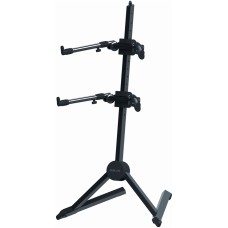 Quik Lok SL/930 Fully adjustable double-tier, slant keyboard stand w/nylon bag