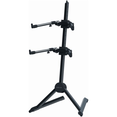 Quik Lok SL/930 Fully adjustable double-tier, slant keyboard stand w/nylon bag Quik Lok SL/930 Fully adjustable double-tier, slant keyboard stand w/nylon bag