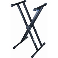 Quik Lok T/550 Heavy duty, double-brace, single-tier "X" keyboard stand with "Trigger-Lok" height adjustment