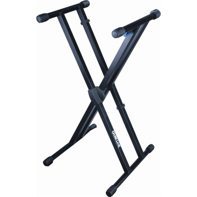 Quik Lok T/550 Heavy duty, double-brace, single-tier "X" keyboard stand with "Trigger-Lok" height adjustment
