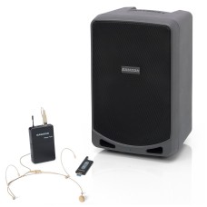 Samson Expedition XP106wDE Rchrgble Portable PA w/ Headset & BT Samson Expedition XP106wDE Rchrgble Portable PA w/ Headset & BT