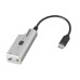 Samson LMU1 Broadcast Lavalier USB Microphone, Type C to USB-A Adapter, Headphone Out
