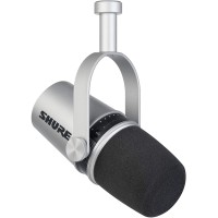 SHURE MV7-S Podcast Microphone (Silver)