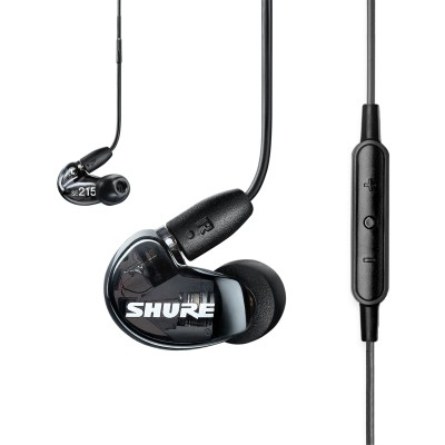 SHURE SE215-K+UNI-A Sound Isolating Earphones SHURE SE215-K+UNI-A Sound Isolating Earphones
