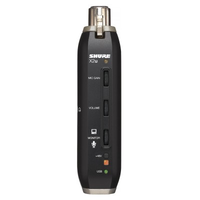 SHURE X2U XLR-TO-USB SIGNAL ADAPTER